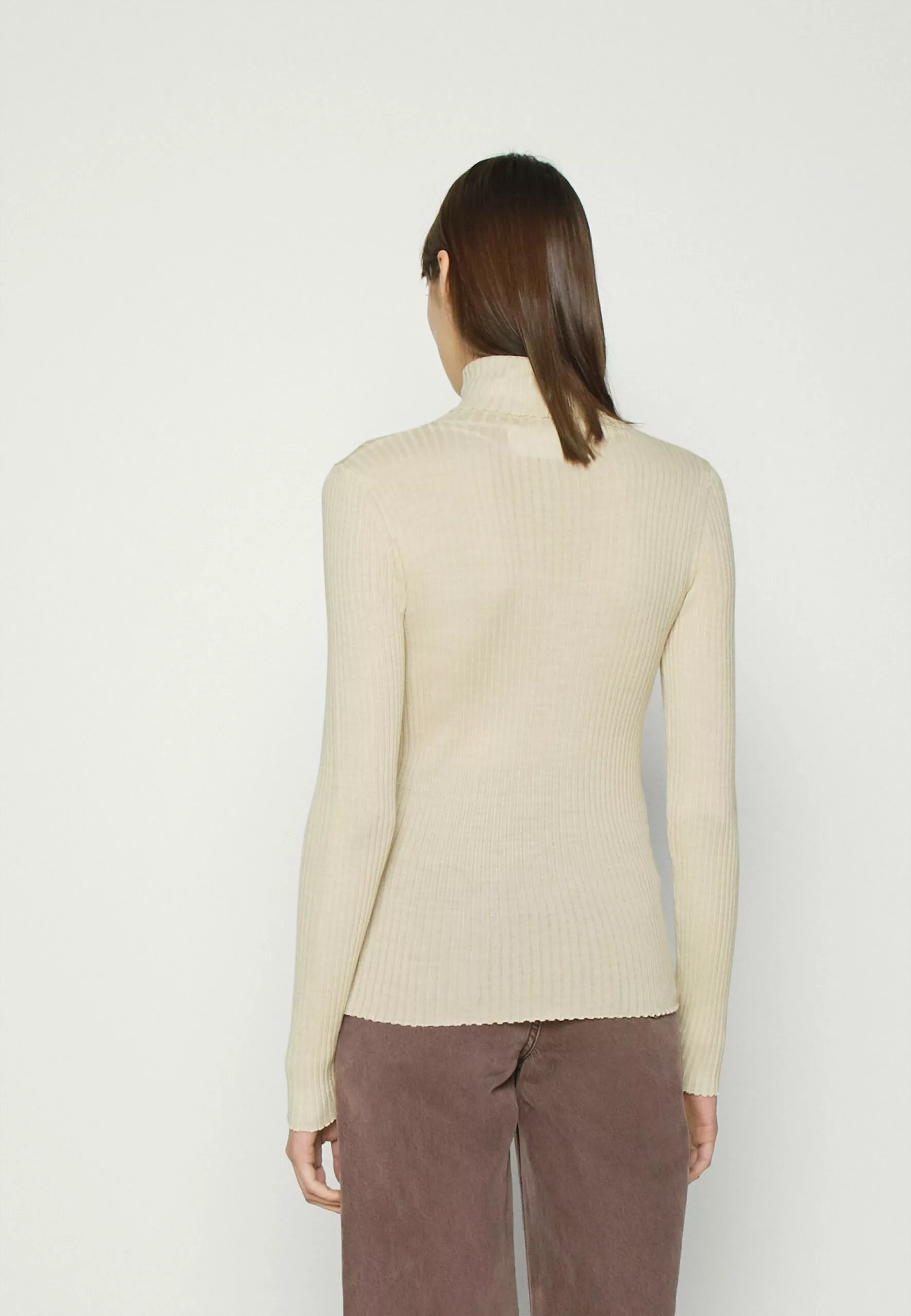 Selected Femme SlfcostinaRollneck- Strikkegenser - Birch 3 Selected Femme SlfcostinaRollneck- Strikkegenser - Birch - Bilde 3