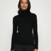 Selected Femme Slflydia Rollneck - Strikkegenser - Black