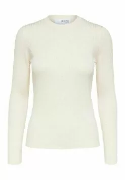 Selected Femme Slflydia New O Neck Noos - Strikkegenser - Birch