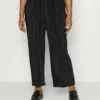 Slfellie Plisse Pant- Bukse - Black