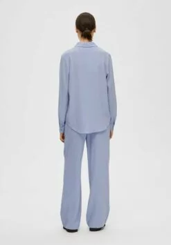 Selected Femme Slfviva Ls Noos - Skjorte - Blue Heron -Selected Femme Butikk acec4c95c4bf4af5ae4cd27ca5257b2e
