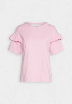 Selected Femme Slfrylie Florence Tee - T-Shirts Med Print - Sweet Lilac -Selected Femme Butikk b08ede27e1594174b67c1166a222053f