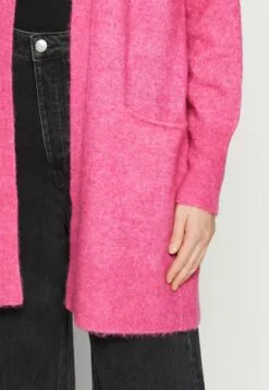 Selected Femme Slflulu New Long Cardigan- Cardigan - Fuchsia Purple/Melange -Selected Femme Butikk b98cb09a67374541b731b346f0297dba