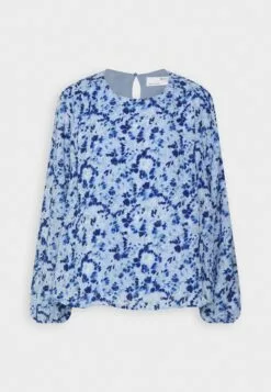 Selected Femme Slfadrienne Ruffle - Bluse - Heron Blue -Selected Femme Butikk bcf3fe21314a4219af4f6df1f88bf6f3