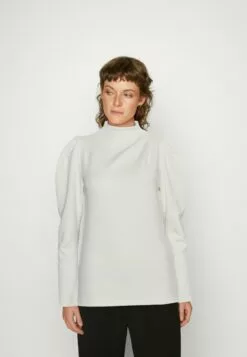 Selected Femme Slffenja T-Neck - Topper Langermet - Snow White