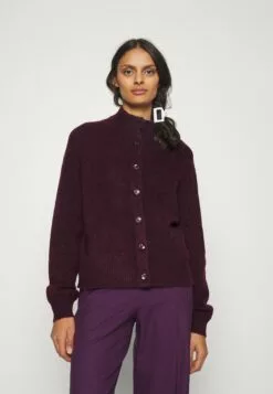 Selected Femme Slfmally Cardigan Camp - Cardigan - Potent Purple