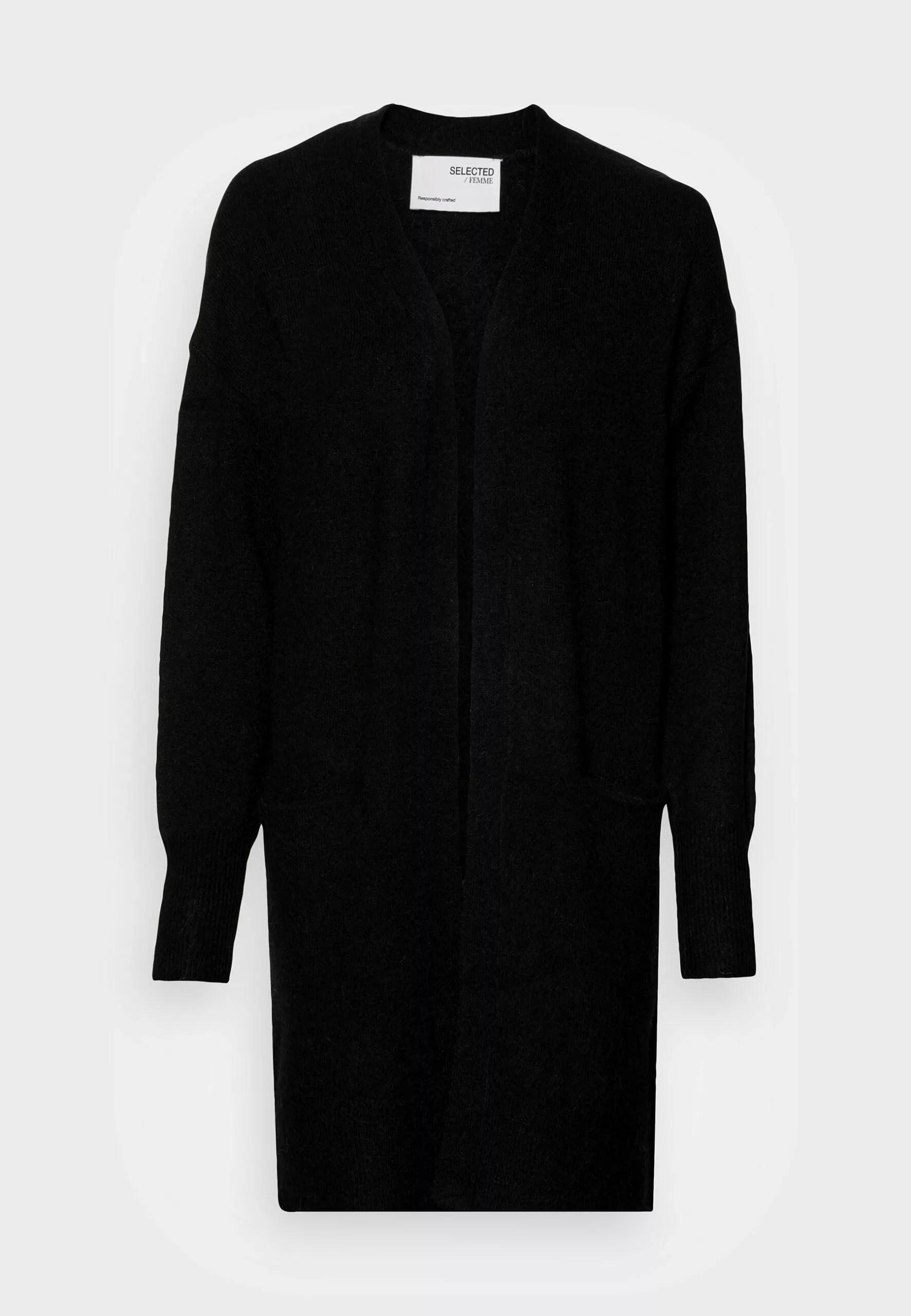 Slflulu Long Cardigan Tall - Cardigan - Black 1 Slflulu Long Cardigan Tall - Cardigan - Black
