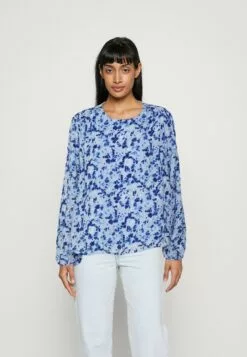 Selected Femme Slfadrienne Ruffle - Bluse - Heron Blue