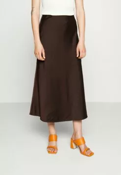Selected Femme Slflena Midi Skirt - A-Line Skjørt - Java