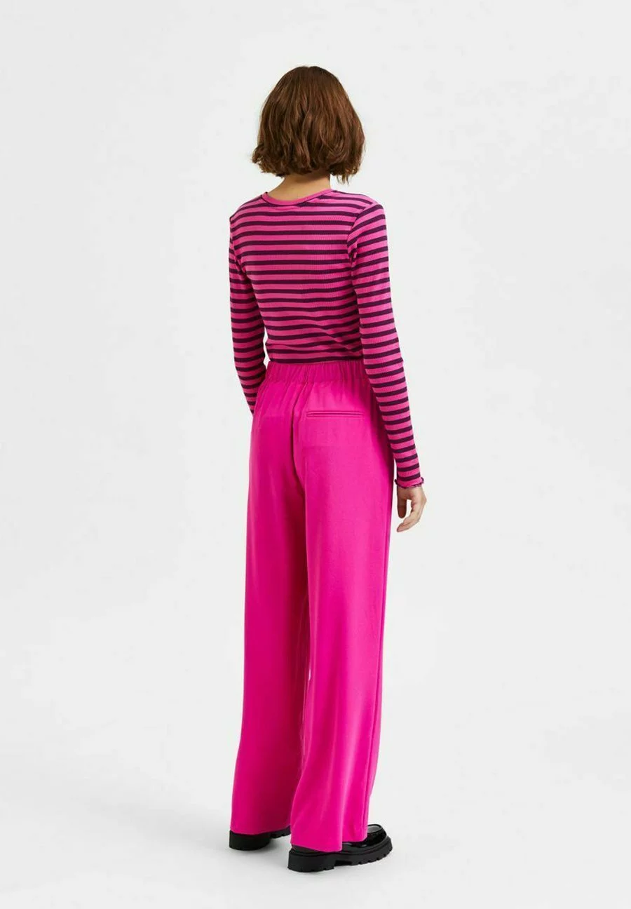 Selected Femme Slftinni-Relaxed Mw B Noos - Bukse - Raspberry Rose 3 Selected Femme Slftinni-Relaxed Mw B Noos - Bukse - Raspberry Rose - Bilde 3