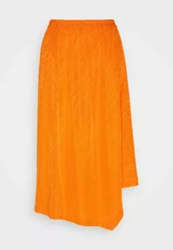 Selected Femme Slfabienne Midi Skirt- A-Line Skjørt - Orangeade -Selected Femme Butikk da1b8e5dc2434268b71edbc32ca38fa0