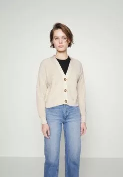 Selected Femme Slfsinna New Cardigan - Cardigan - Sandshell