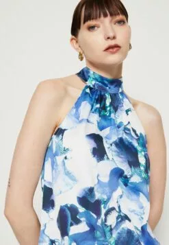 Selected Femme Slfrachelle Halter Neck- Topper - Royal Blue -Selected Femme Butikk e261d4fa50954a69a8cf3b6f9f330072