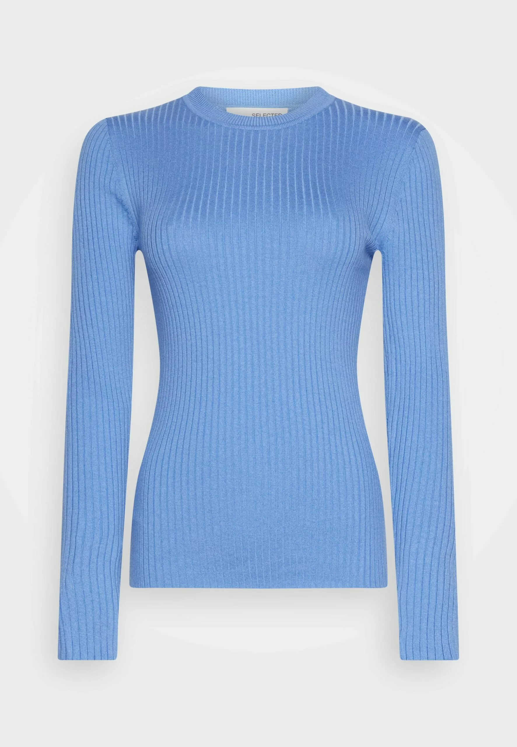 Selected Femme Slflydia New O-Neck- Strikkegenser - Ultramarine 1 Selected Femme Slflydia New O-Neck- Strikkegenser - Ultramarine