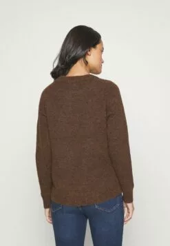 Selected Femme Slflulu O-Neck - Strikkegenser - Carafe/Melange -Selected Femme Butikk e4b28c8fe34548dea67199f27b57758e