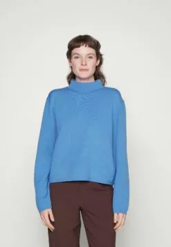 Front 63 Selected Femme Slfmerle Highneck - Strikkegenser - Ultramarine