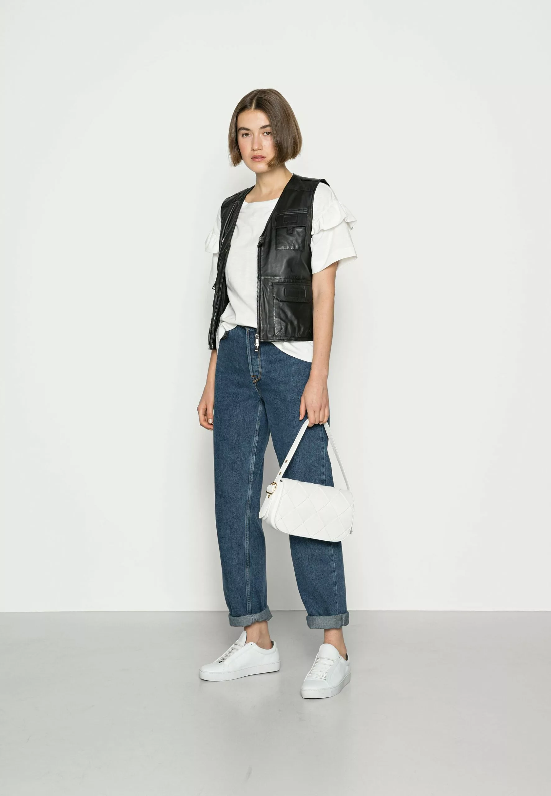 Selected Femme Slfrylie Florence Tee - T-Shirts Med Print - Snow White 2 Selected Femme Slfrylie Florence Tee - T-Shirts Med Print - Snow White - Bilde 2