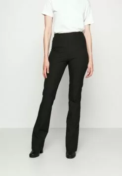 Slfeliana Mw Slim Flared Pant Tall - Bukse - Black