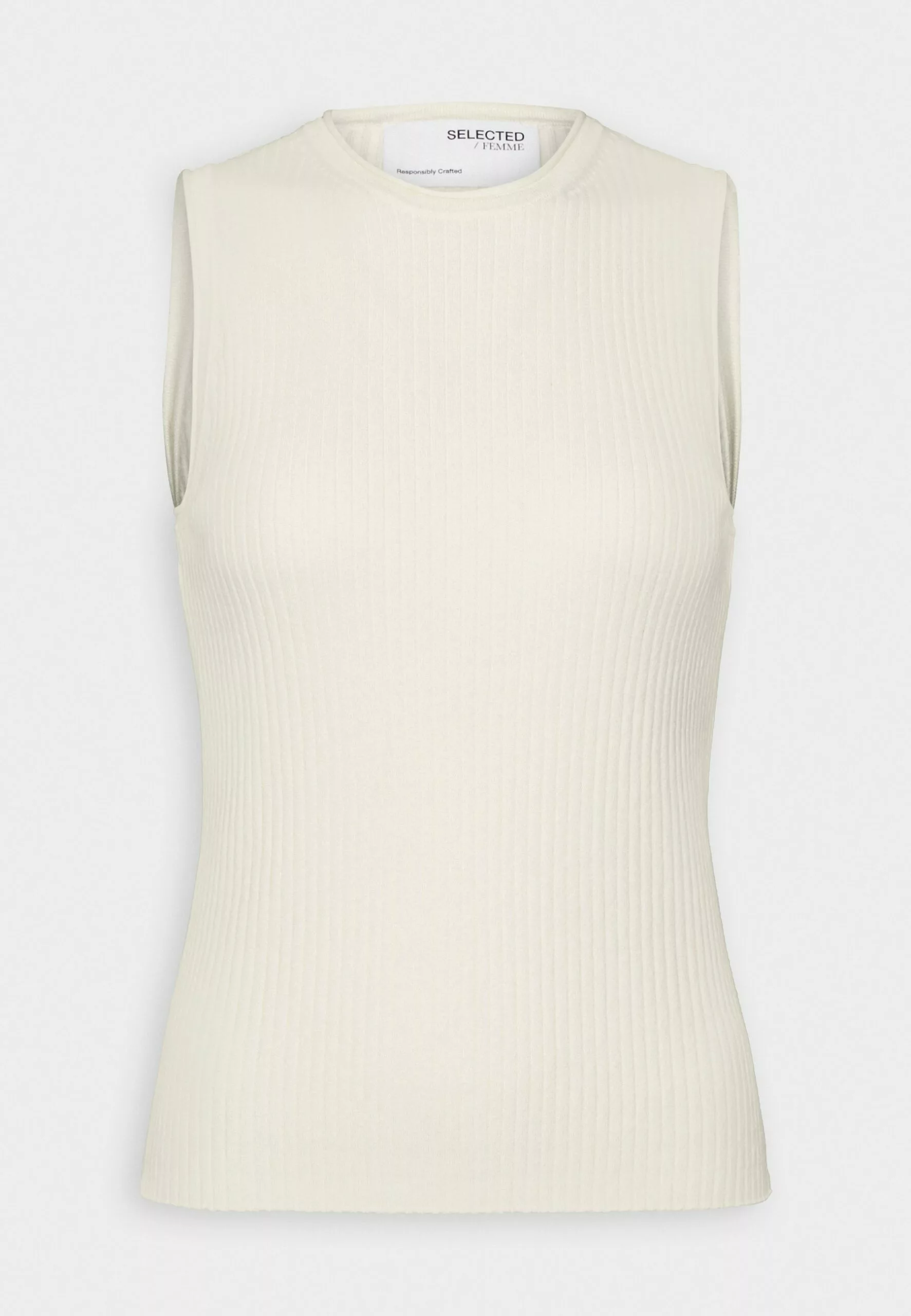 Selected Femme Slflydia O Neck - Topper - Birch 4 Selected Femme Slflydia O Neck - Topper - Birch - Bilde 4