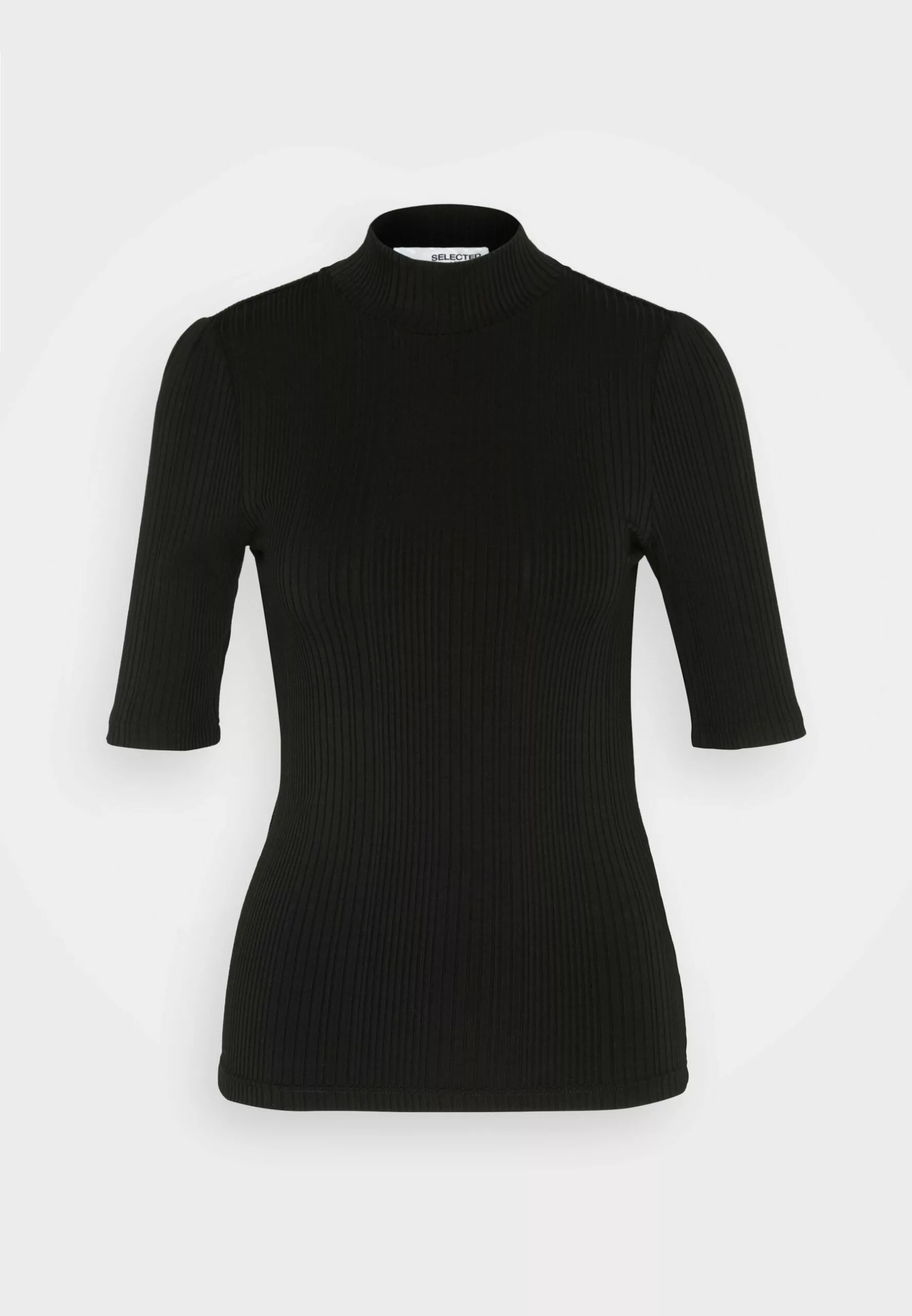 Selected Femme Slfceline High Neck- T-Shirts - Black 5 Selected Femme Slfceline High Neck- T-Shirts - Black - Bilde 5