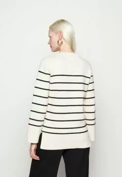 Slfliva Long O-Neck - Strikkegenser - Birch/Black 8 Slfliva Long O-Neck - Strikkegenser - Birch/Black -Selected Femme Butikk f8cc7b87780544a9883553e304b1378c