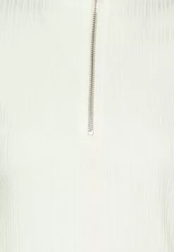 Selected Femme Slfjinaline Zipper Long - Topper Langermet - Snow White -Selected Femme Butikk f9f31ac59f264e7ca223cf2b6f006e85
