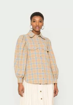 Selected Femme Slfalma Long Shirt - Skjorte - Multi Coloured